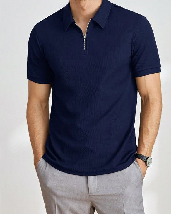 Men's Solid Polo Shirt