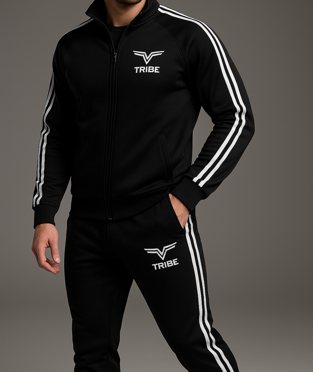 Men's Side Stripe Tracksuit
