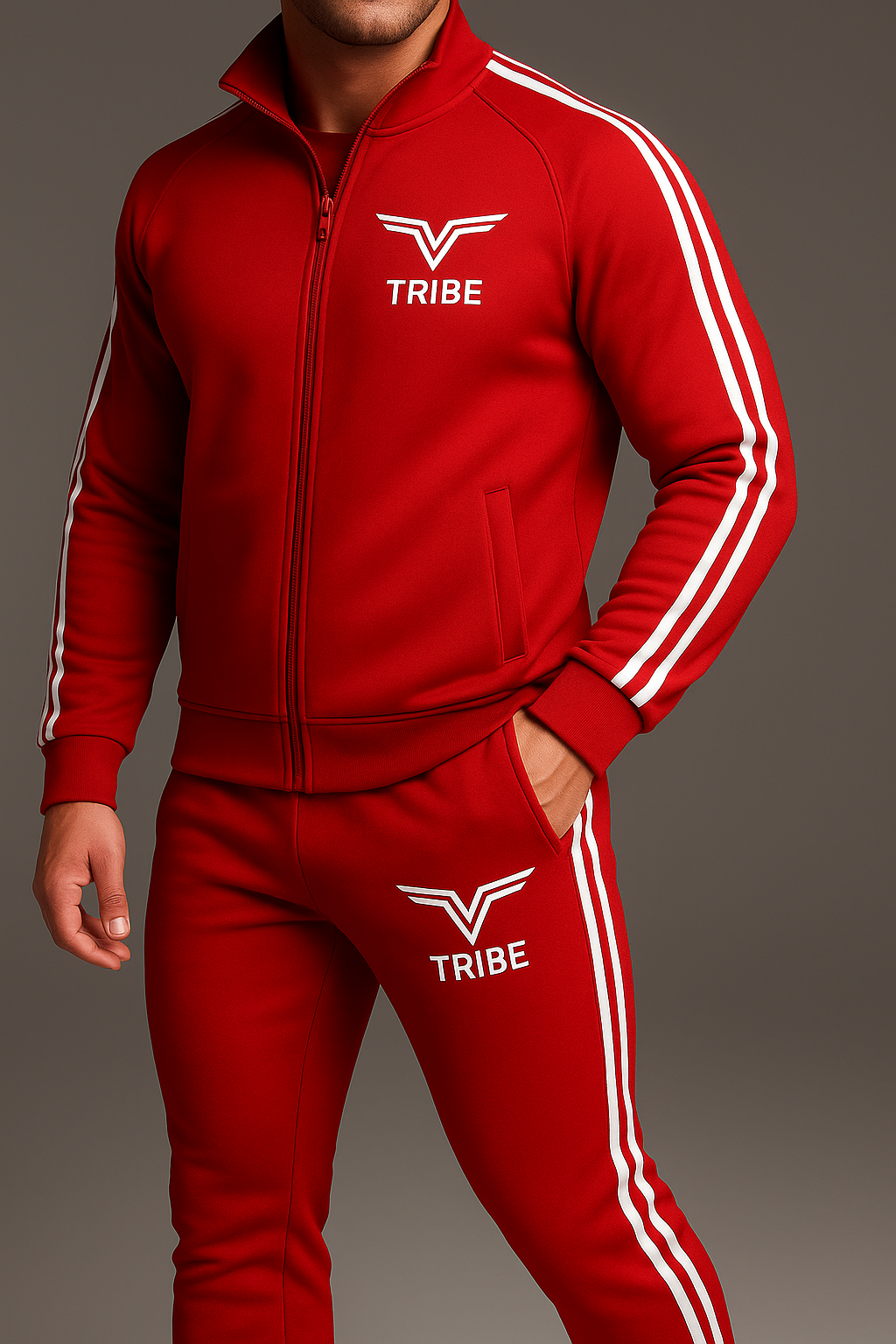Men's Side Stripe Tracksuit