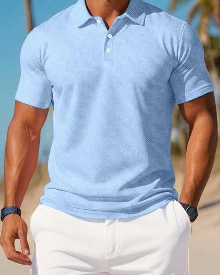 Vintage Simple Daily Polo Set