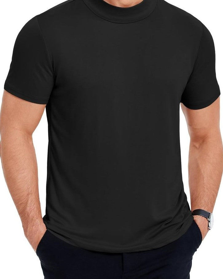 Mock neck T-Shirt