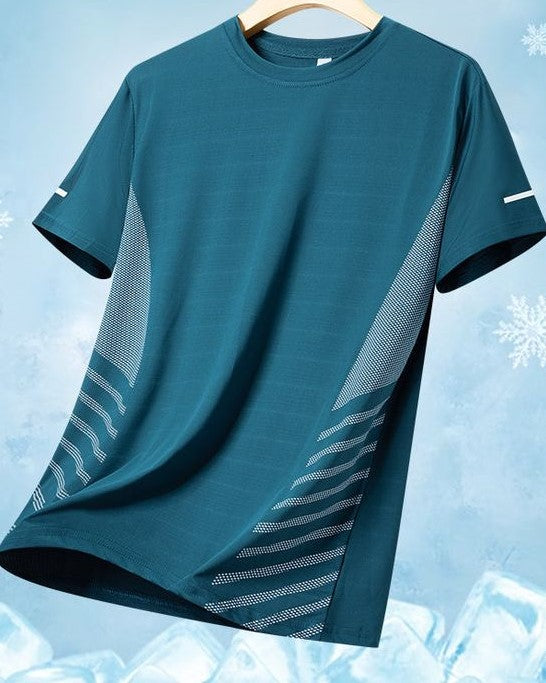 Summer Ice Silk Quick Dri T-Shirt