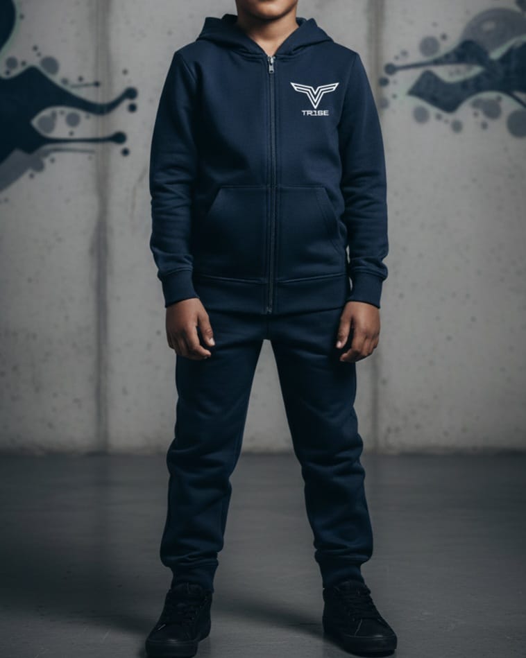 Kid's Polyester Double Parda Interlock Tracksuit