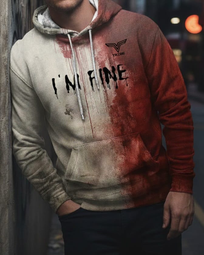 Bloody I'm Fine Hoodie