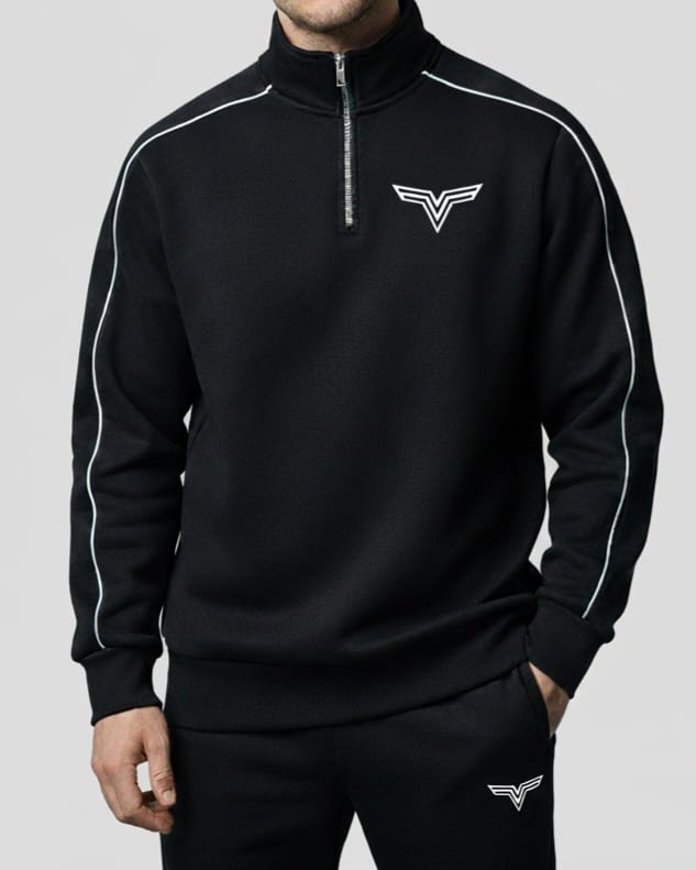Men's Piping Half Zip Tracksuit