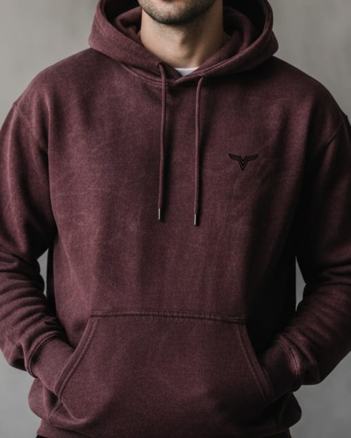 Men's Acid Wash Pullover Hoodie