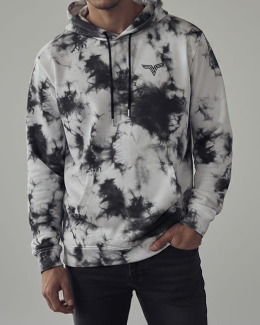 Men's Tie Dye Pullover Hoodie