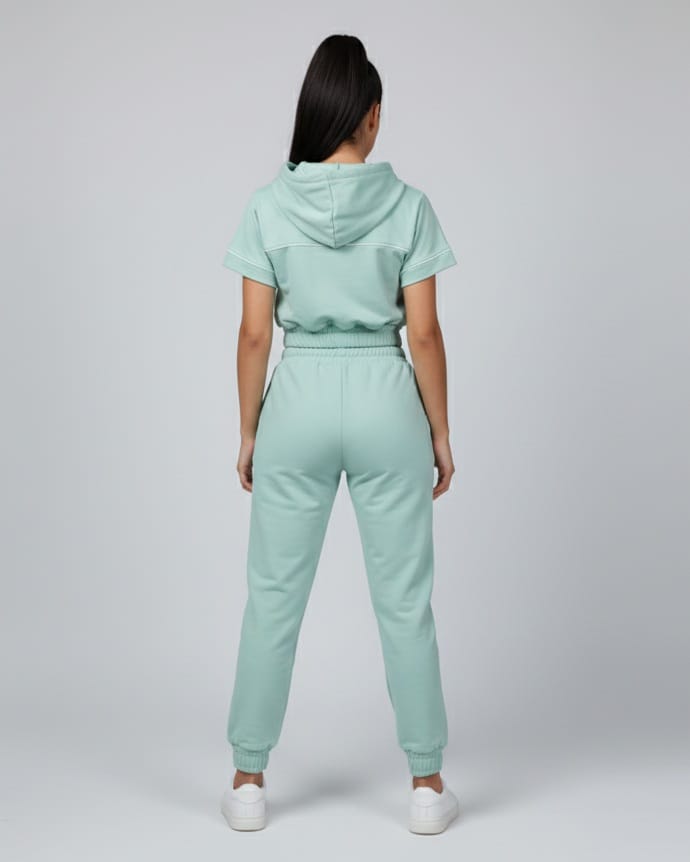 Women Piping Crop Top